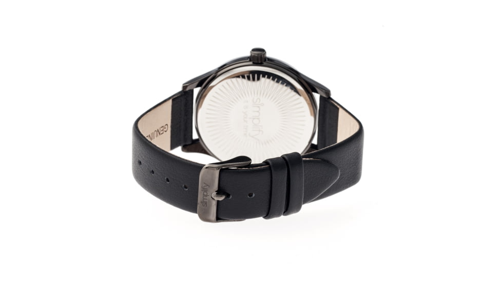 Simplify 2404 The 2400 Mens Watch, Black Band, Black Case, Black Face SIM2404