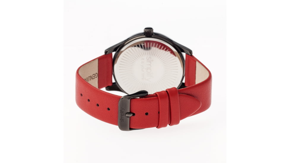 Simplify 2405 The 2400 Mens Watch, Red Band, Gray Case, Red Face SIM2405