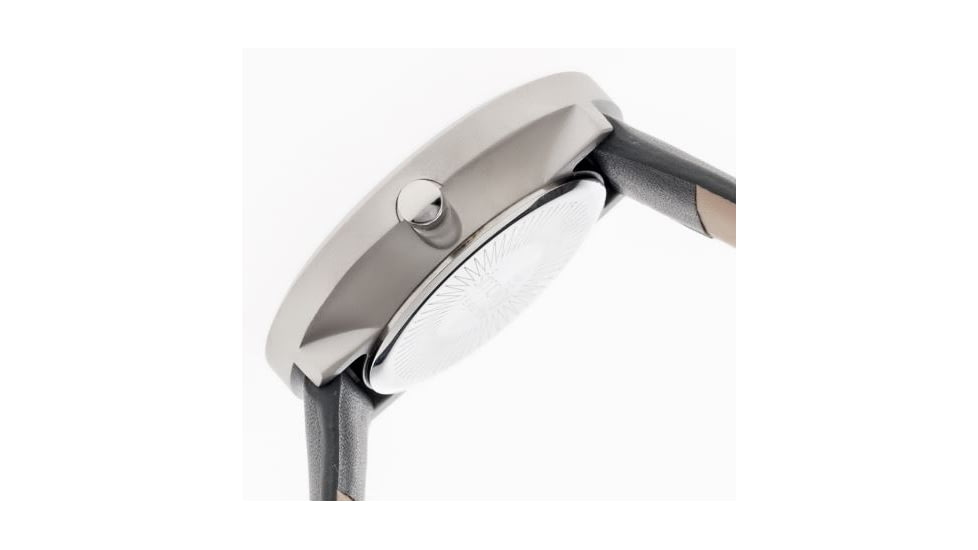 Simplify 2604 The 2600 Watch 40mm, Gray Leather Band, Silver Case, Gray Face SIM2604