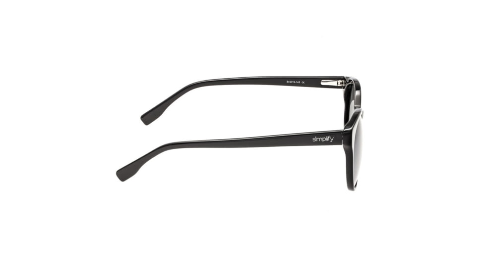 Simplify Clark Single Vision Prescription Sunglasses, Black Frame, SSU102-BKSV
