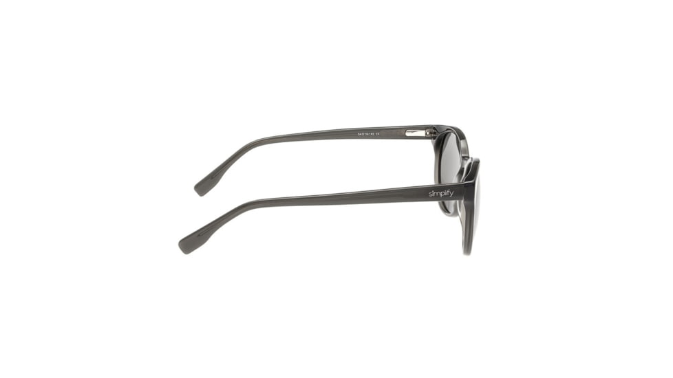 Simplify Clark Single Vision Prescription Sunglasses, Grey Frame, SSU102-GYSV