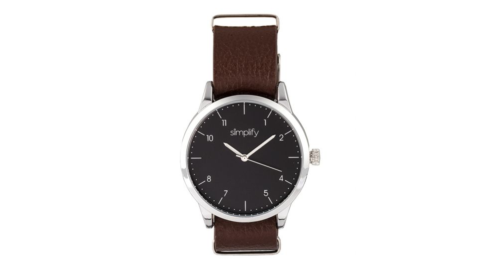Simplify The 5600 Watches, Black/Brown, One Size, SIM5603