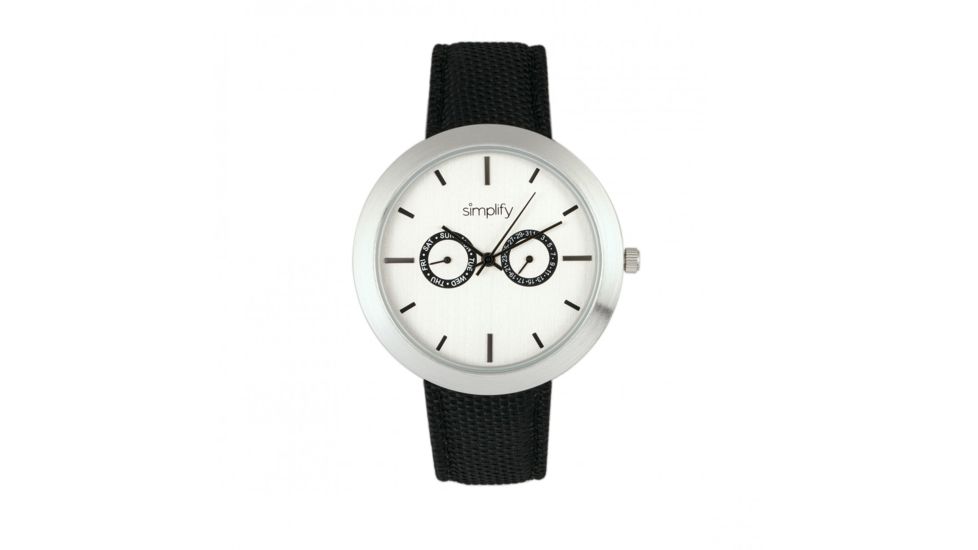 Simplify The 6100 Watches, White/Black, One Size, SIM6102