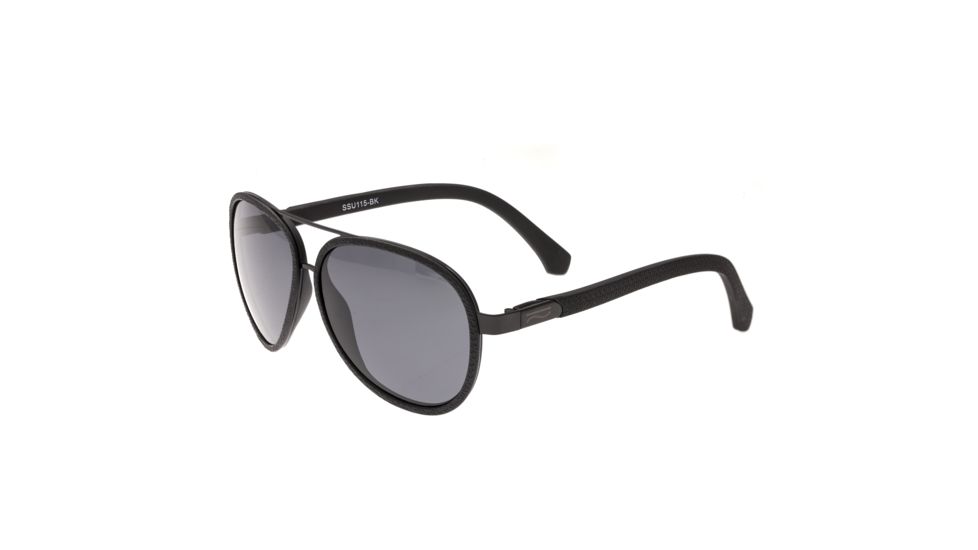 Simplify Stanford Polarized Sunglasses, Black/Black, One Size, SSU115-BK