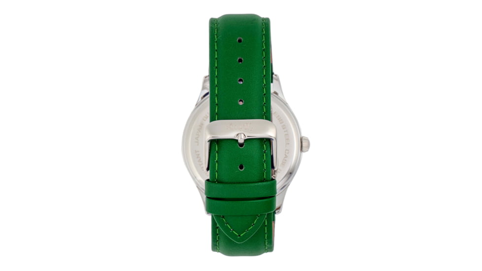 Simplify The 6900 Leather-Band Watch w/ Date, Green, One Size, SIM6902