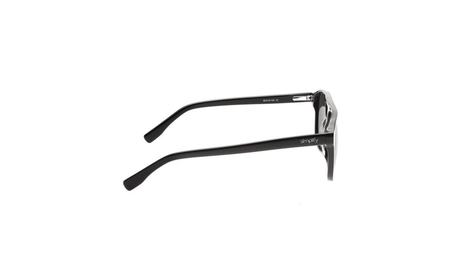 Simplify Torres Single Vision Prescription Sunglasses, Black Frame, SSU105-BKSV