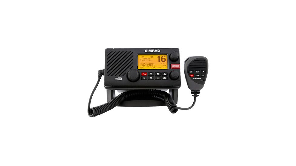 Simrad VHF, RS35, w/DSC, AIS, PA &amp; Opt. Remote, New Condition SIM-000-10790-001