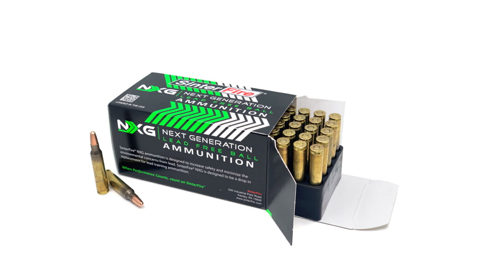 SinterFire Lake City 5.56mm 50 Grain Next Generation Brass Cased Centerfire Rifle Ammo, 50 Rounds, SF55650NXG