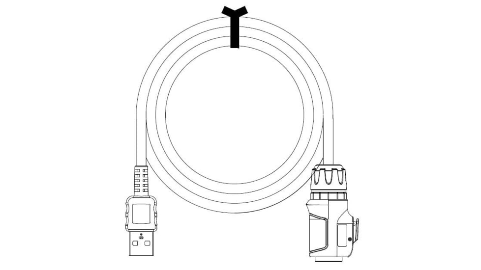 SiOnyx Nightwave USB Power and Digital Video Cable, USB-A, 100284