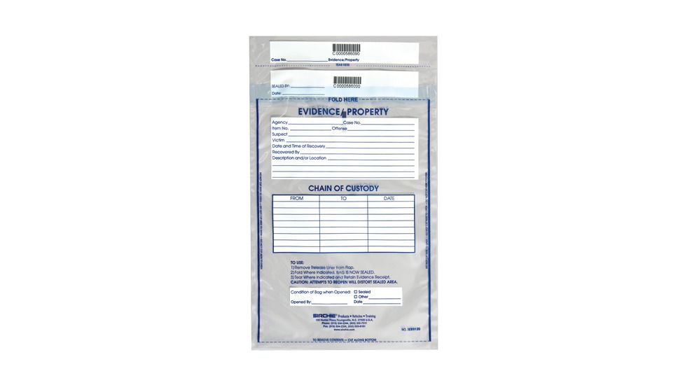 Sirchie - Integrity Evidence Bags, 9x12