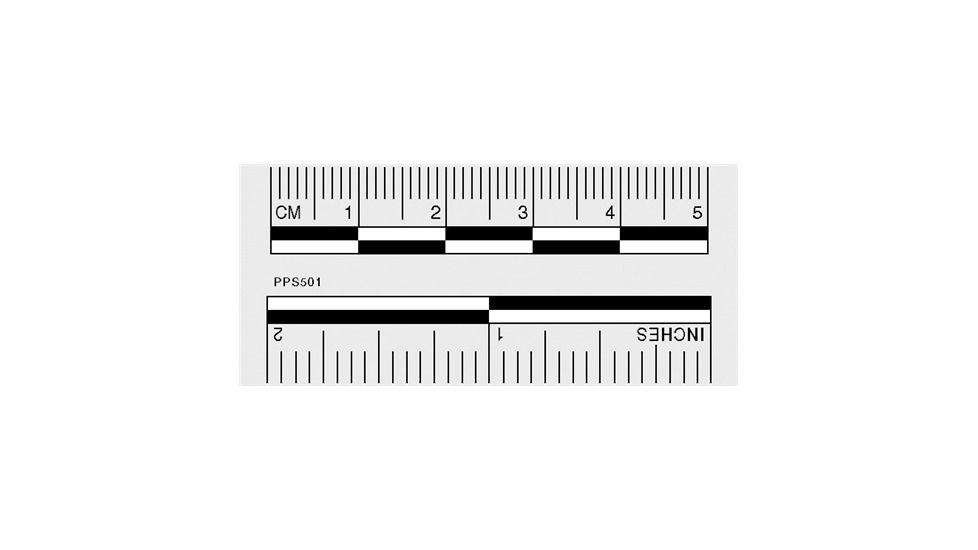 Sirchie - Photo Evidence Scales Removable Adhesive back, 2" 50ea.