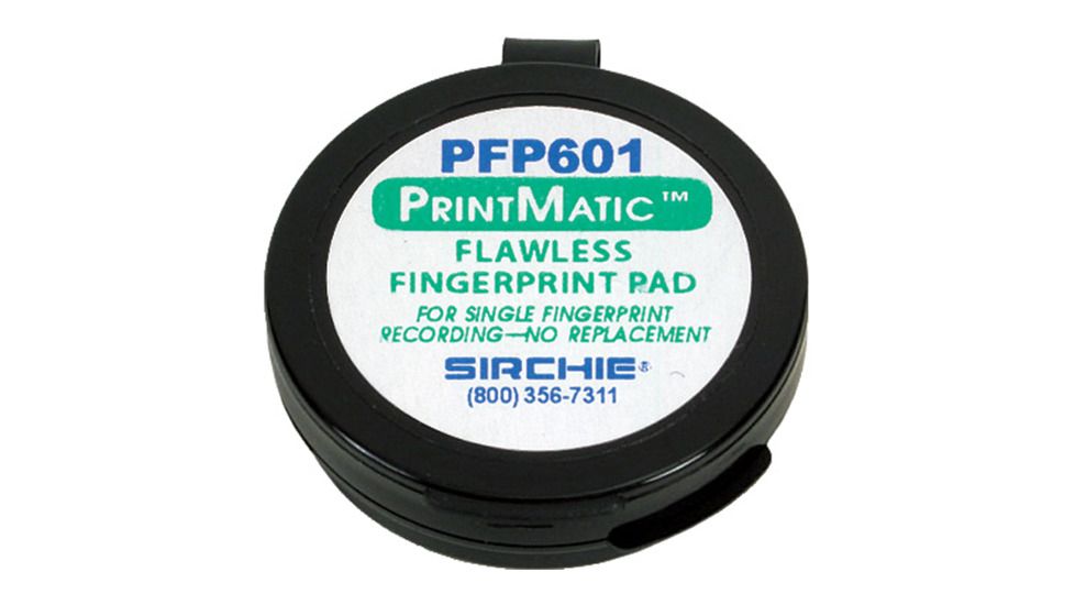 Sirchie - PrintMaticâ„¢ Flawless Ink Pad, 1-5/8" diameter