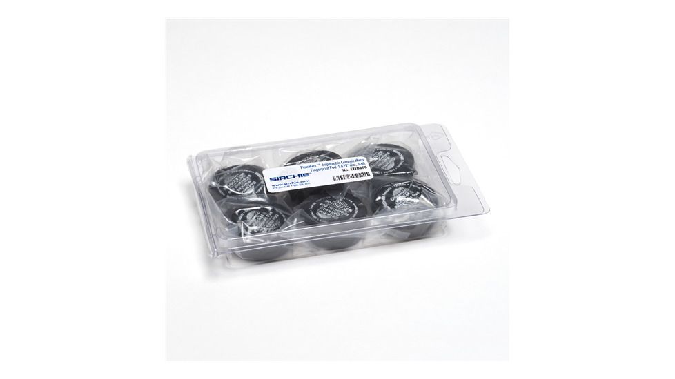 Sirchie - PrintMaticâ„¢ Impeccable Ceramic Micro Fingerprint Pad, 1 5/8" diameter, 6/pack