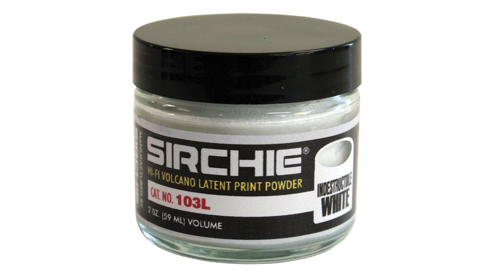 Sirchie - Volcano Latent Print Powder, White 2oz.