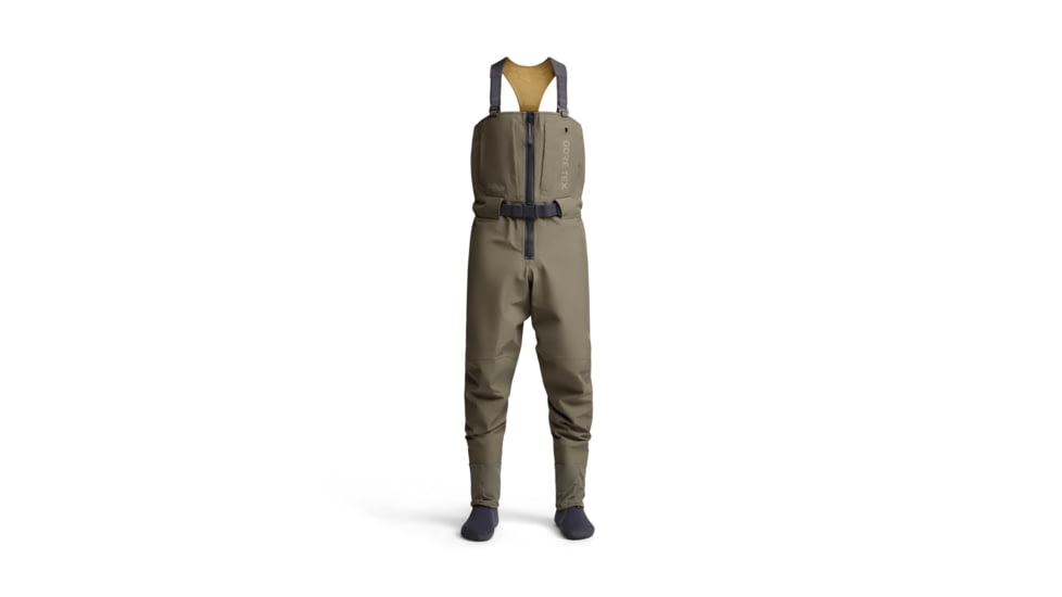Sitka Gear CrossCurrent Zip GTX Wader Bark Brown L-9-11, 600913-BBR-L9-11