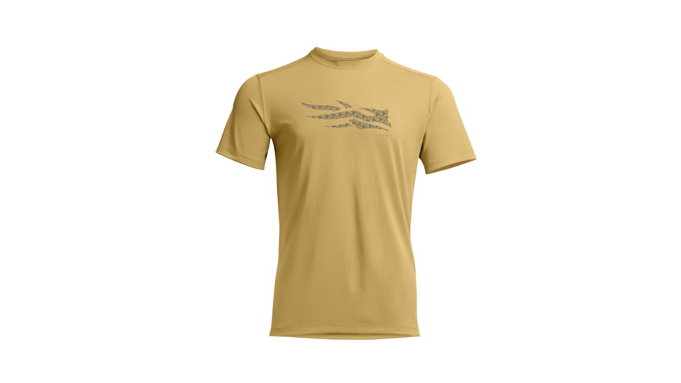 Sitka Gear Icon Scales Tech Tee Straw Yellow L, 600993-SY-L
