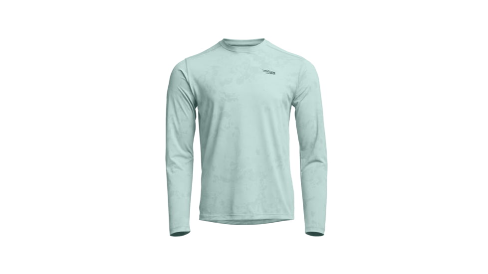 Sitka Gear Radiant LS Crew Saltwater Blue Camo L, 600700-SWC-L