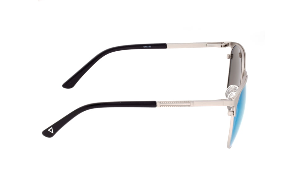 Sixty One Sunglasses Corindi Polarized Sunglasses - Unisex, Silver/Celeste, One Size, SIXS102SL