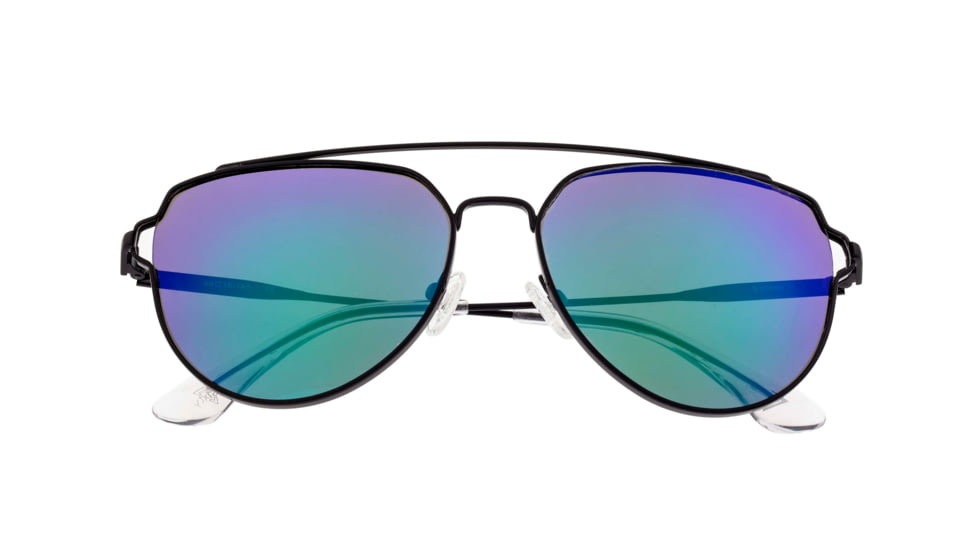 Sixty One Sunglasses Nudge Polarized Sunglasses - Unisex, Black/Blue-Green, One Size, SIXS106BK