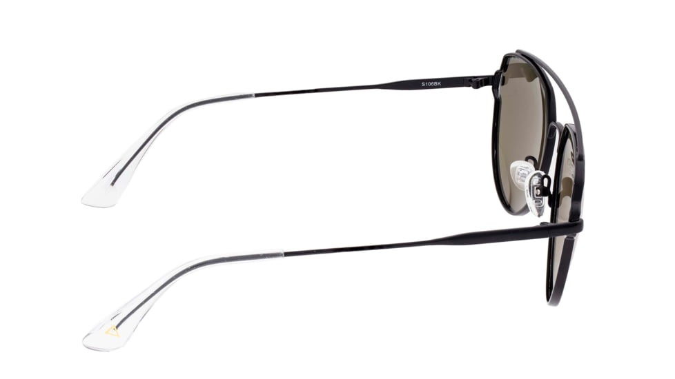 Sixty One Sunglasses Nudge Polarized Sunglasses - Unisex, Black/Blue-Green, One Size, SIXS106BK