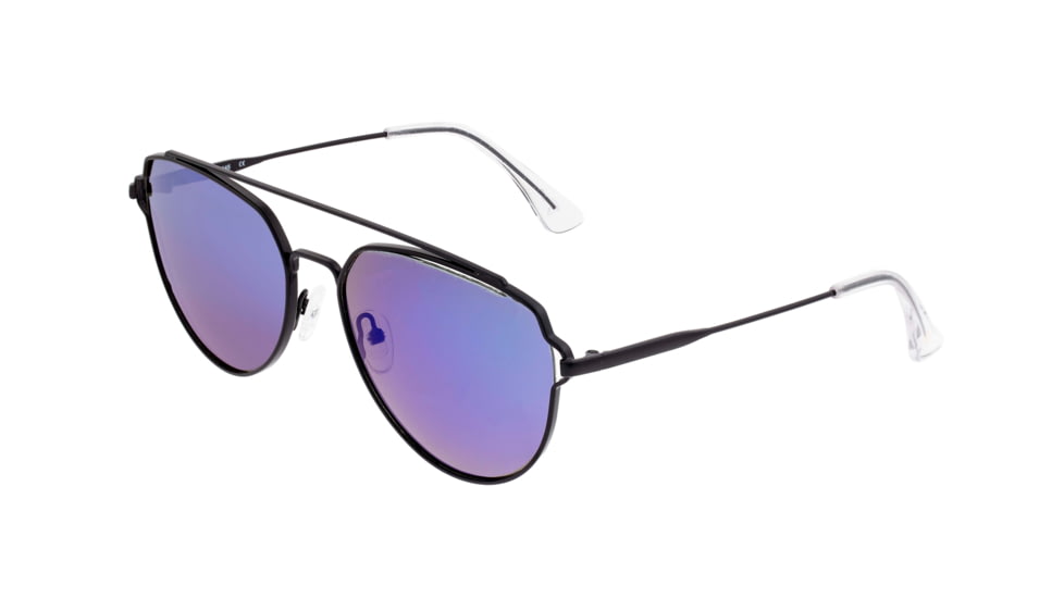 Sixty One Sunglasses Nudge Polarized Sunglasses - Unisex, Black/Blue-Green, One Size, SIXS106BK