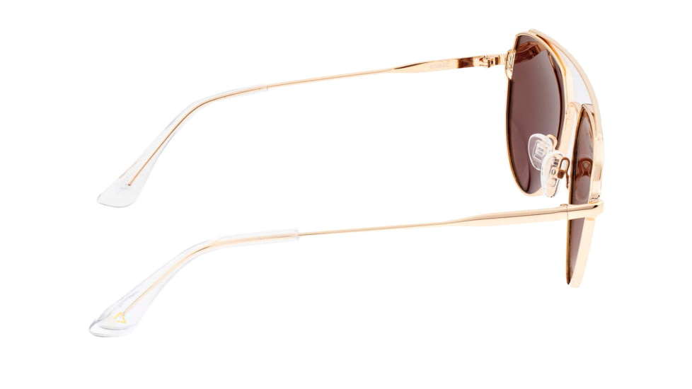 Sixty One Sunglasses Nudge Polarized Sunglasses - Unisex, Gold/Yellow, One Size, SIXS106GD