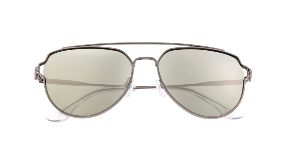 Sixty One Sunglasses Nudge Polarized Sunglasses - Unisex, Gunmetal/Silver, One Size, SIXS106GM