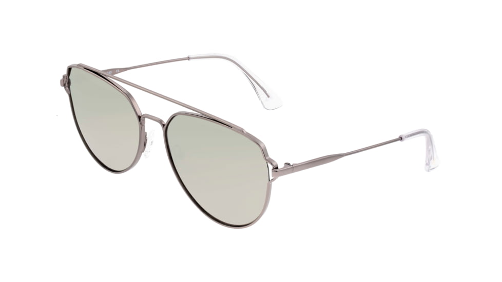 Sixty One Sunglasses Nudge Polarized Sunglasses - Unisex, Gunmetal/Silver, One Size, SIXS106GM