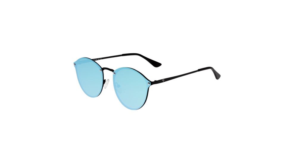 Sixty One Sunglasses Picchu Polarized Sunglasses, Black/Blue, One Size, SIXS143BL