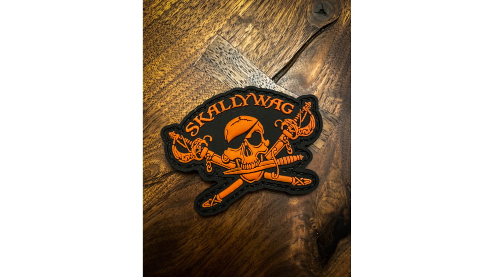 Skallywag Tactical Skallywag Logo PVC Patch, PVCLogoBlack