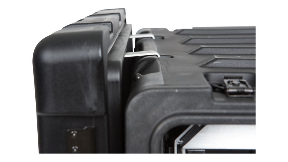 SKB Cases 4U Removable Shock Rack, Rackable Depth 20in, Black, 24in x 19in x 7in 3RR-4U20-22B