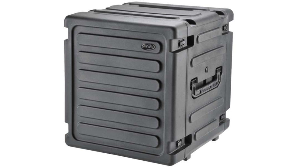 SKB Cases 12U Shock Mount - Rack, Wth Wheels And Handle, 3SKB-R12U20W