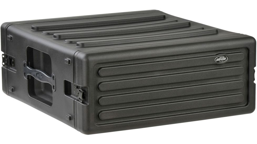 SKB Cases 4U Space Roto Molded Rack, Black, 24 in. X 23 in. X 10 in. 1SKB-R4U