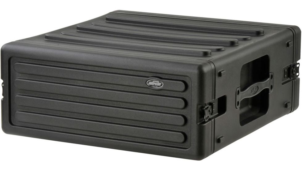 SKB Cases 4U Space Roto Molded Rack, Black, 24 in. X 23 in. X 10 in. 1SKB-R4U