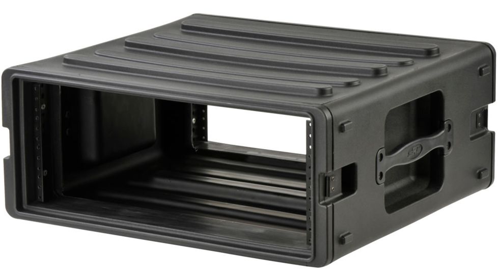 SKB Cases 4U Space Roto Molded Rack, Black, 24 in. X 23 in. X 10 in. 1SKB-R4U