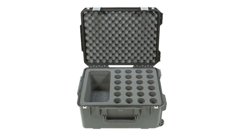 SKB Cases Injection Molded Waterproof Twenty-four Mic Case, Black, 3I-2015-MC24