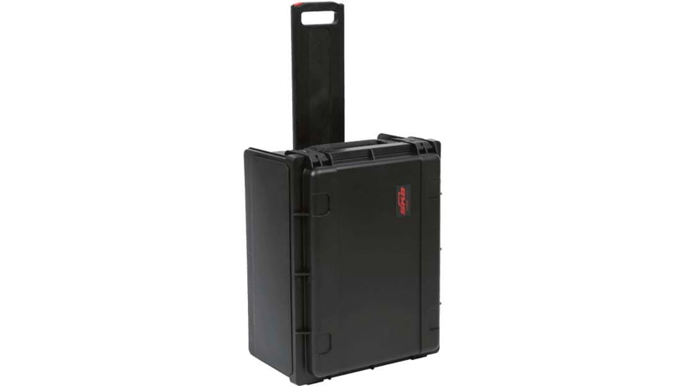 SKB Cases Injecton Molded Laptop/4U Rack Wth Wheels And Pull Handle, 1SKB-ISF4U