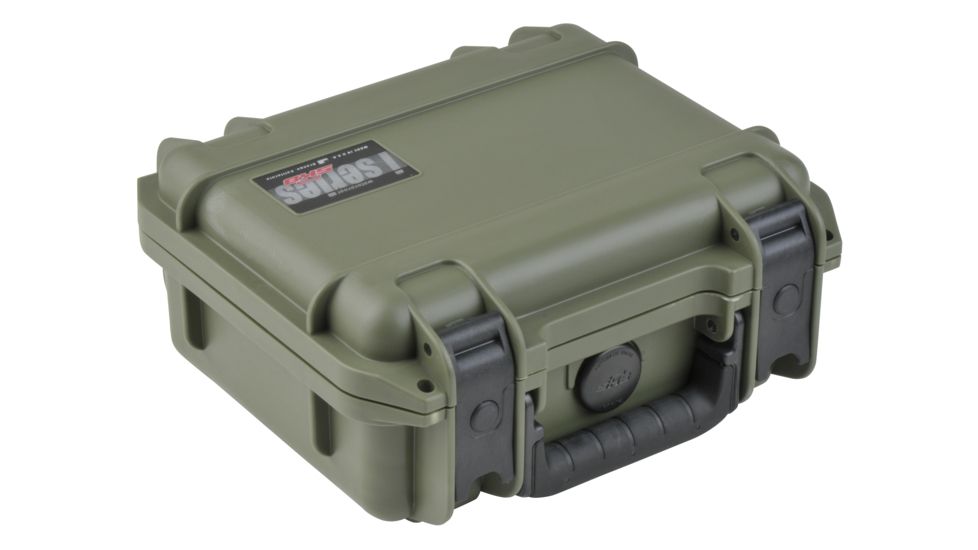 SKB Cases iSeries 0907-4 Waterproof Utility Case Military Green, 10 3/4 X 9 3/4 X 4 7/8 3i-0907-4M-L