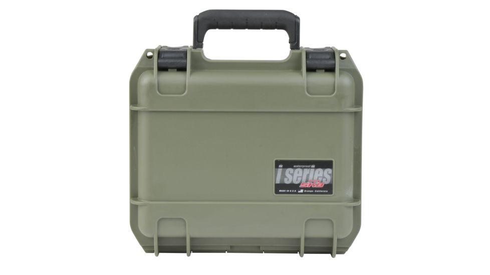 SKB Cases iSeries 0907-4 Waterproof Utility Case Military Green, 10 3/4 X 9 3/4 X 4 7/8 3i-0907-4M-L