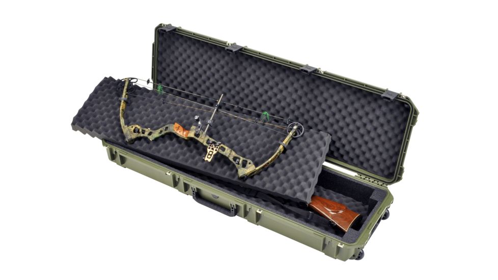 SKB Cases iSeries 5014 Double Bow Case, Olive Drab, 54X17 1/2X7 3i-5014-DB-M