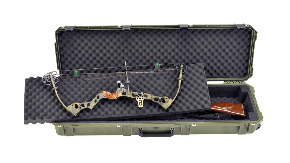 SKB Cases iSeries 5014 Double Bow Case, Olive Drab, 54X17 1/2X7 3i-5014-DB-M