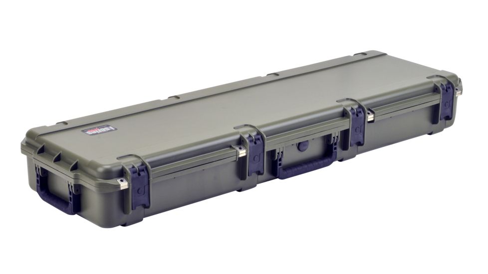 SKB Cases iSeries 5014 Double Rifle Case, Olive Drab, 53 1/8 x 17 1/4 x 7 3i-5014-DR-M
