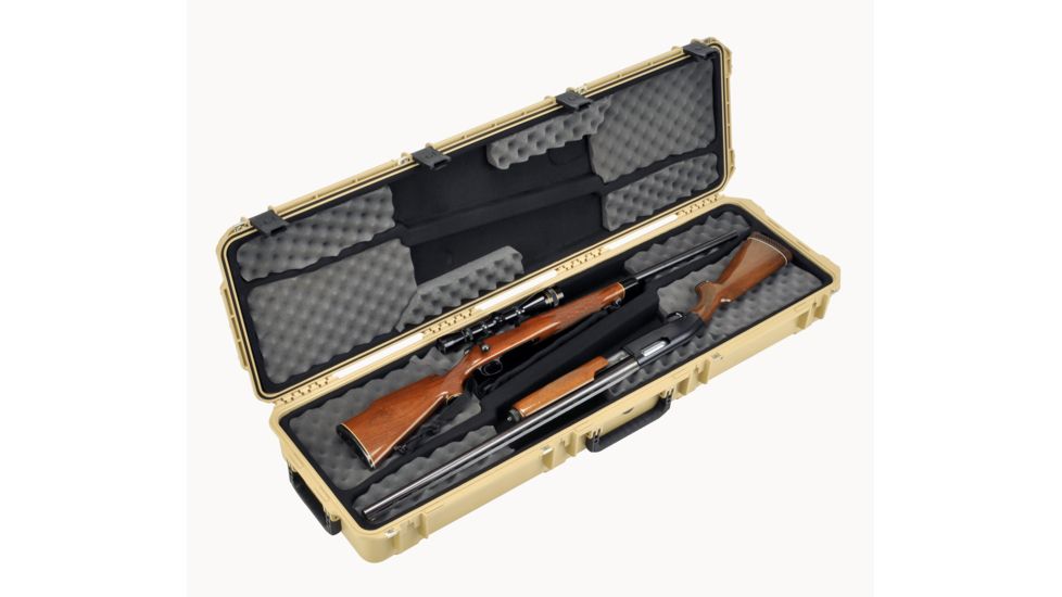 SKB Cases iSeries 5014 Double Rifle Case, Tan, 53 1/8 x 17 1/4 x 7 3i-5014-DR-T