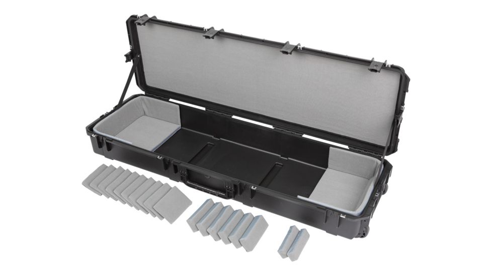 SKB Cases iSeries 88-note Keyboard Case, Black, 57in x 17in x 6in 3i-6018-TKBD