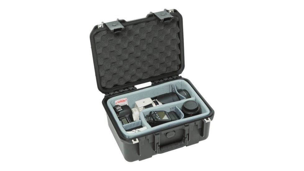 SKB Cases iSeries Case w/Think Tank Designed Dividers, Black, 12.5in x 8.5in x 5in 3i-1309-6DT