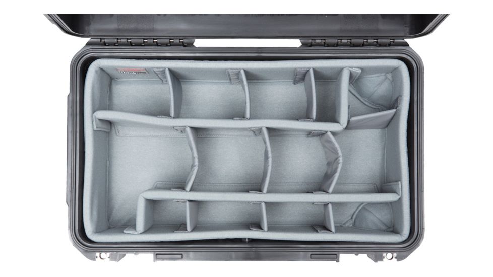 SKB Cases iSeries Case w/Think Tank Designed Photo Dividers, Black, 19.5in x 10.5in x 7in 3i-2011-8DT