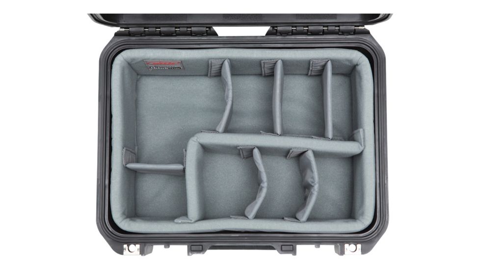 SKB Cases iSeries Case w/Think Tank Designed Photo Dividers and Lid Organizer, Black, 12.5in x 8.5in x 4.5in 3i-1309-6DL