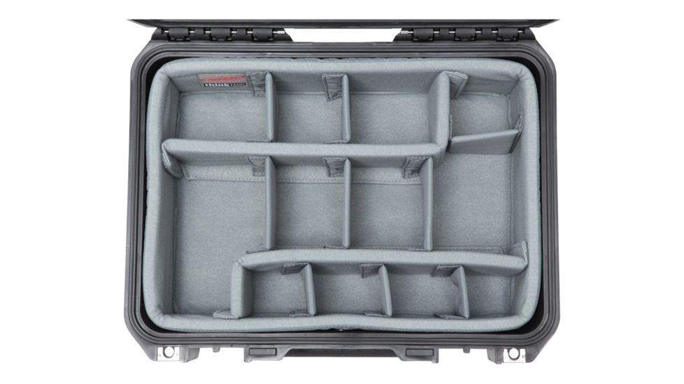 SKB Cases iSeries Case w/Think Tank Designed Photo Dividers and Lid Organizer, Black, 14in x 9.5in x 4in 3i-1510-6DL