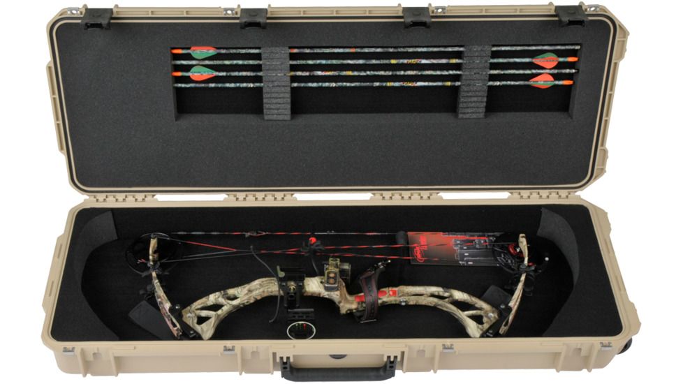 SKB Cases MIL-STD Injection-Molded Parallel Limb Geometry Bow Case, Tan 3i-4214-PL-T