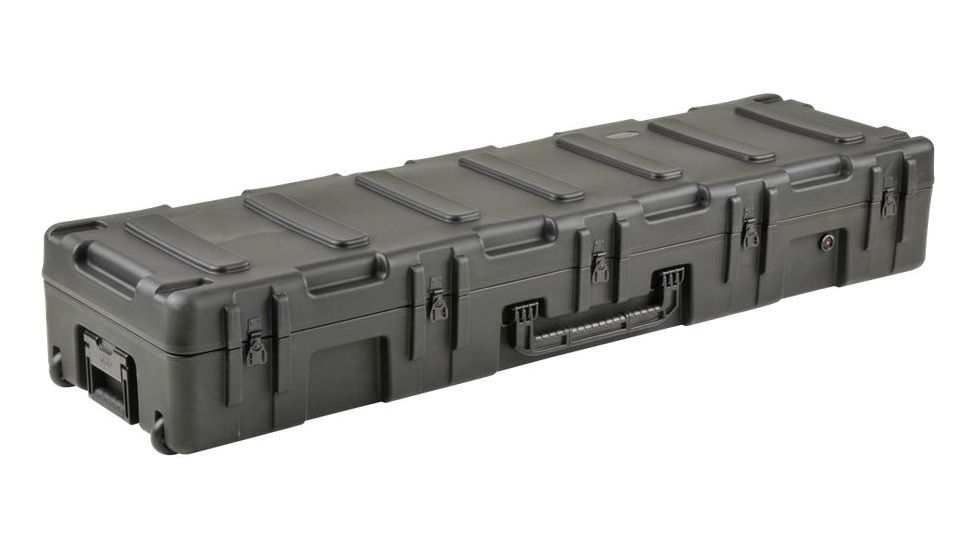 SKB Cases R Series 6416-8 Waterproof Utility Case with Wheels, Black, 64 3/4&quot; x 18 1/4&quot; x 10&quot; 3R6416-8B-EW